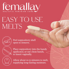 Femallay cocoa butter ingredient detail signaling rich hydration.