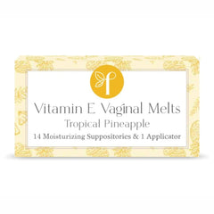 Femallay Vaginal Melts Pineapple packaging for discreet, daily moisture support.