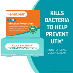 FemiClear oxygenated olive oil formula provides natural moisturizing base.