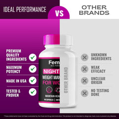 Femina Nighttime Capsules packaging for 2 pack