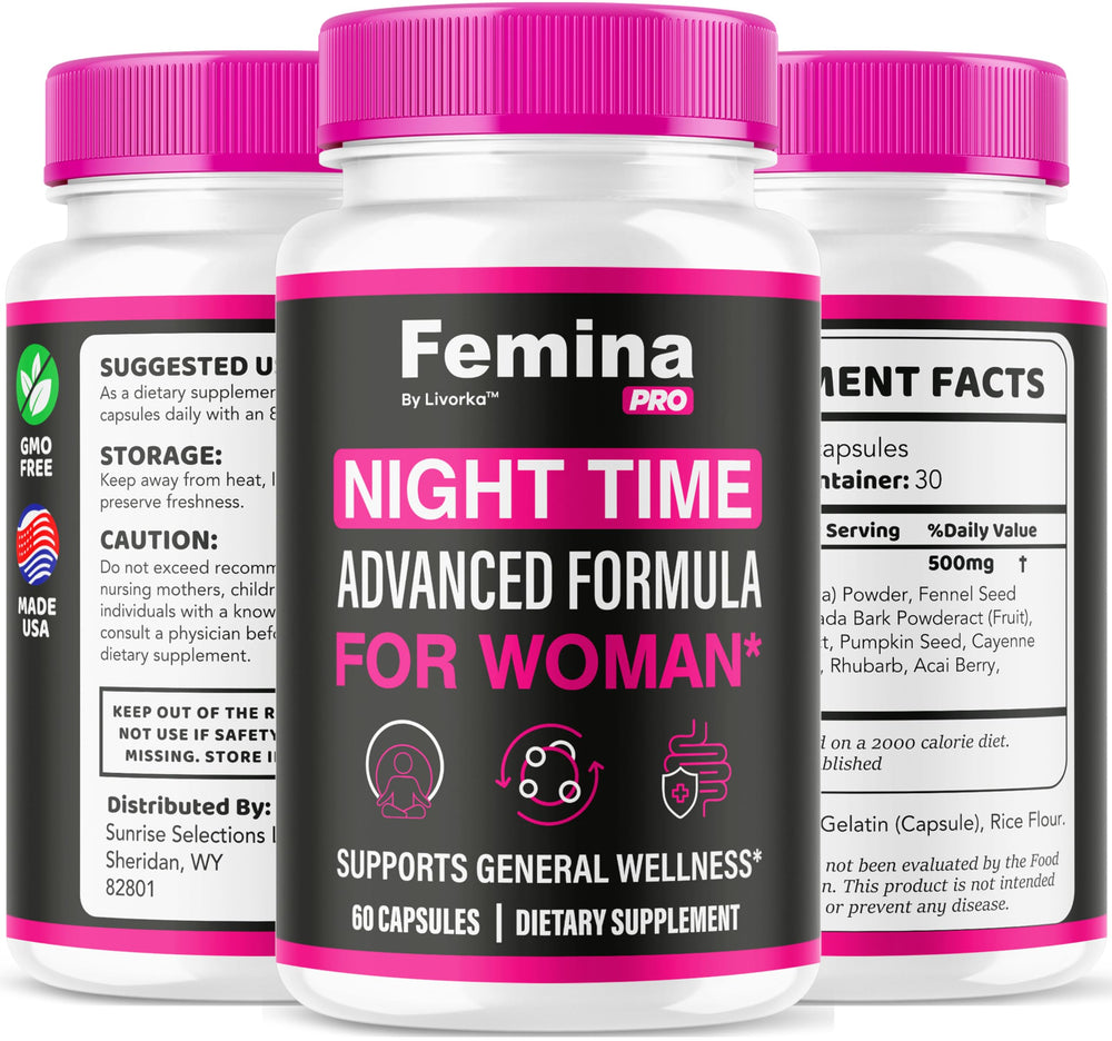 Serving suggestion: two capsules with water before bed