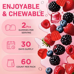 Ingredients: slippery elm, cranberry extract, aloe vera in gummies