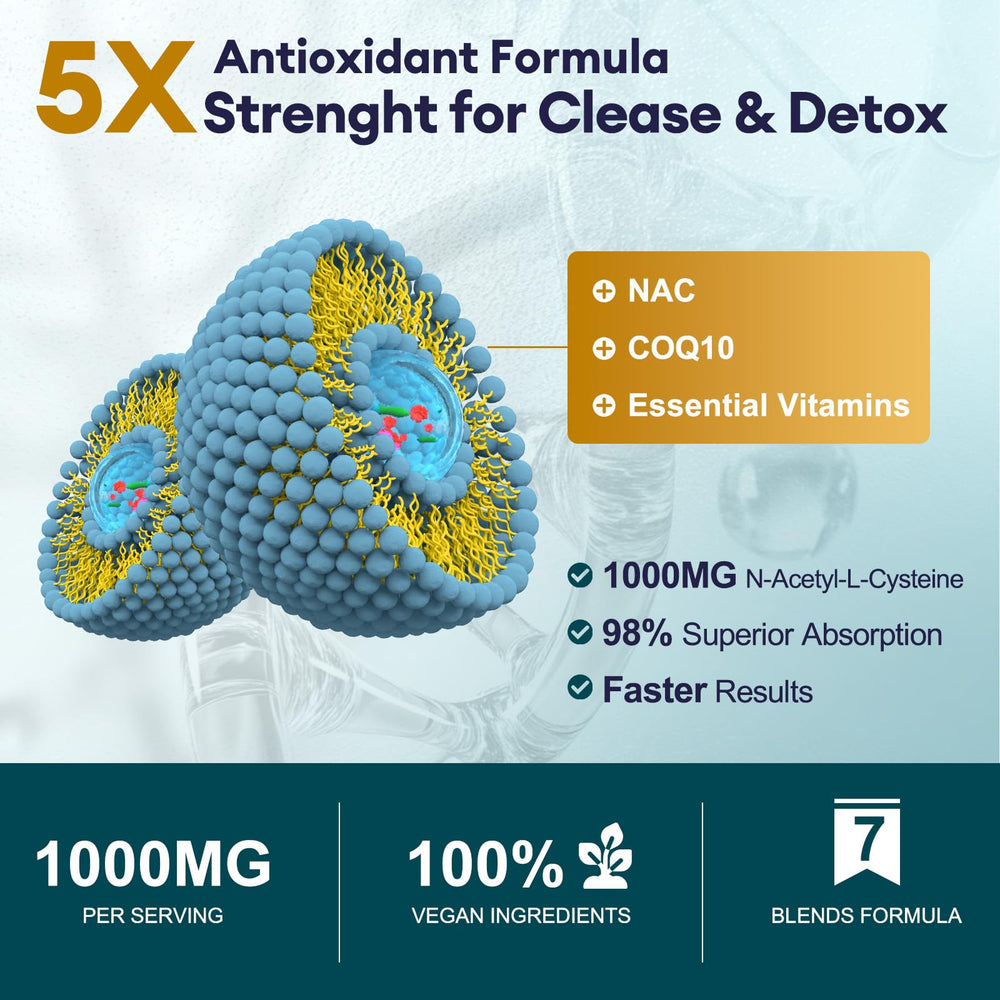 Glutathione antioxidant support concept