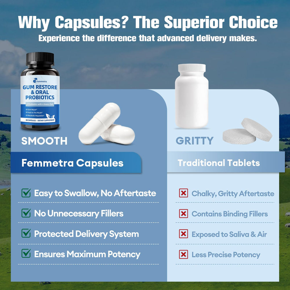 Grass-fed organ complex capsules illustration