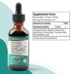 Fennel seeds and turmeric tincture in NatalNourish display
