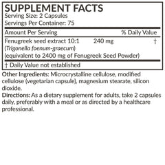 High-quality ingredients for Fenugreek Extra Strength