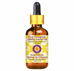 Deve Herbes Fenugreek (Methi) Oil 30ml amber glass bottle - front view