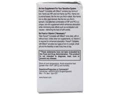 Front of Feosol Complete iron supplement packaging