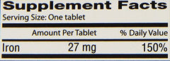 Close-up of Fergon Iron Supplement bottle label (image 3)