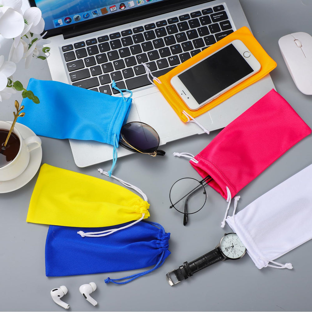 Blue Ferraycle microfiber sunglasses pouches