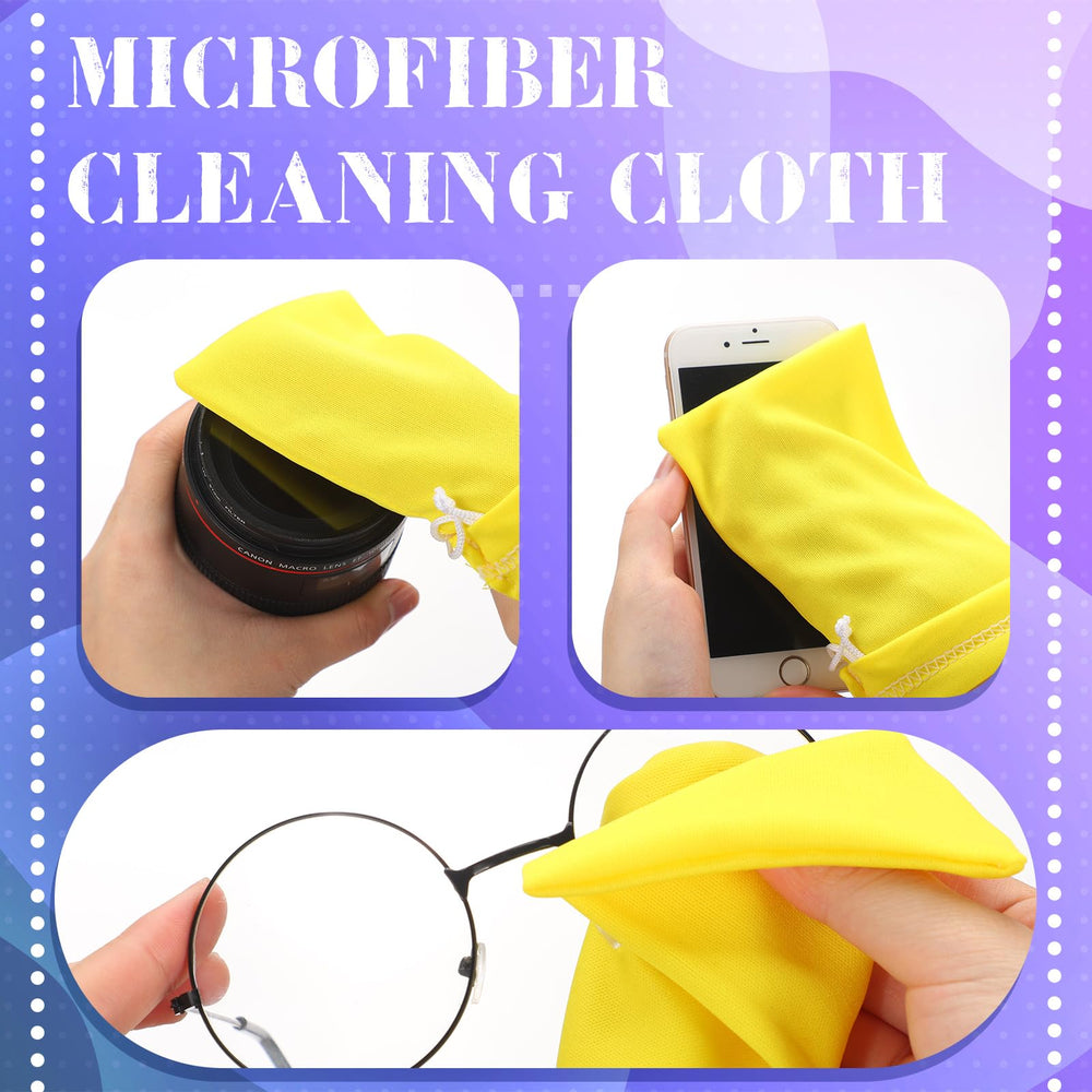 White Ferraycle microfiber sunglasses pouch color variation