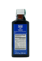 Ferrol bottle - side view with label