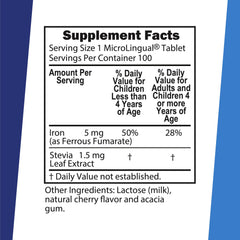 Ferrous fumarate iron supplement for kids