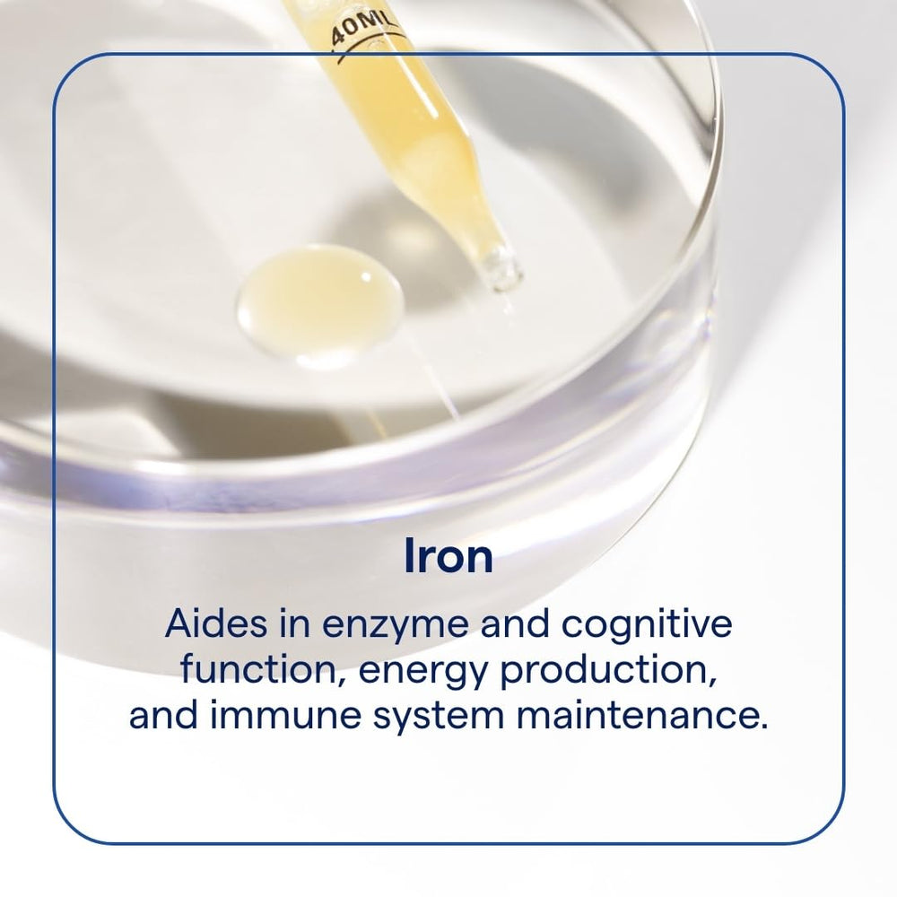 Illustration of ferrous sulfate iron