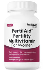 Bottle of FertilAid for Women capsules