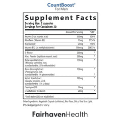 FertilAid Multivitamin for Men label and capsules