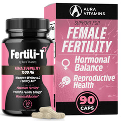 Fertili-t Female bottle with 90 capsules front view