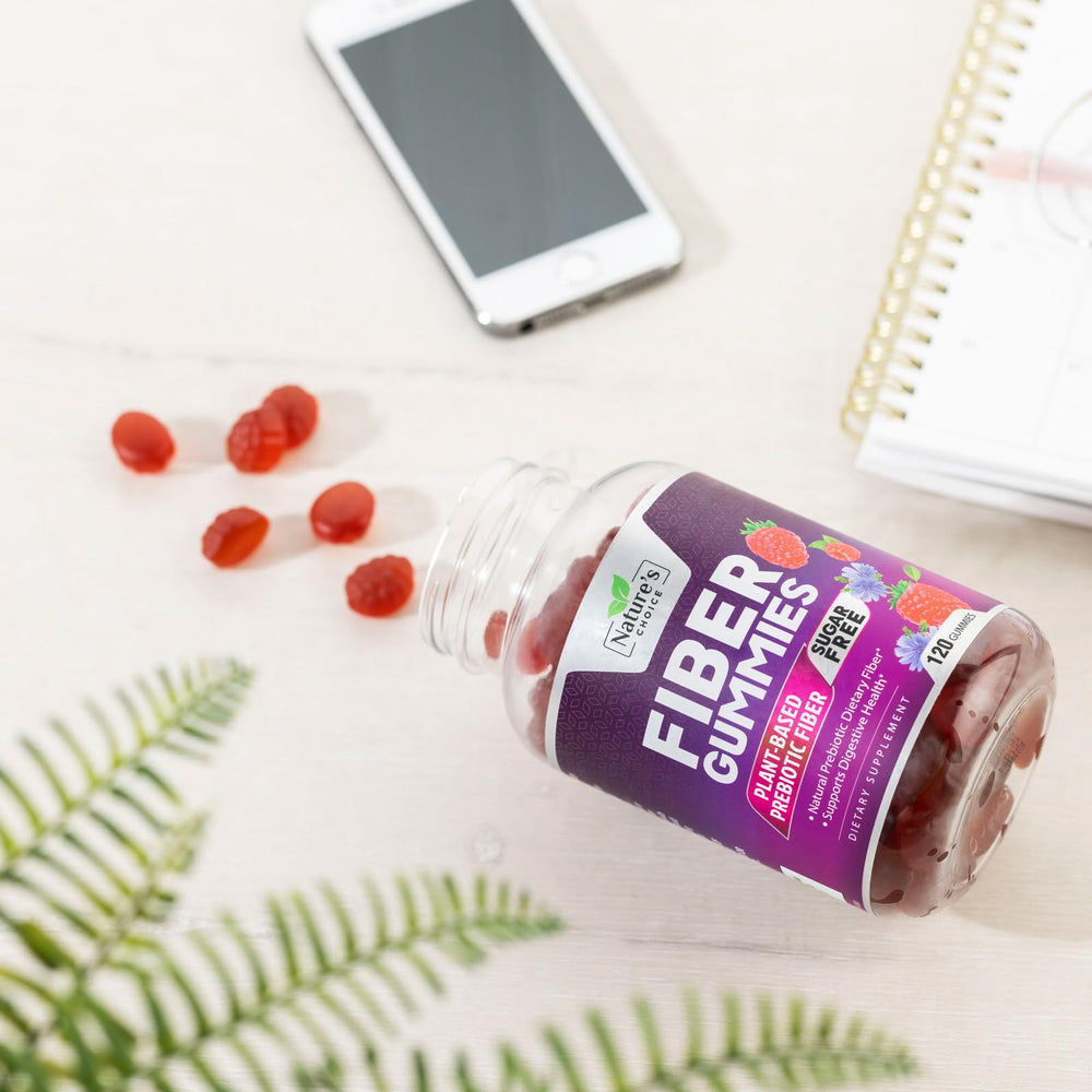 120-count bottle of Fiber Gummies 4g