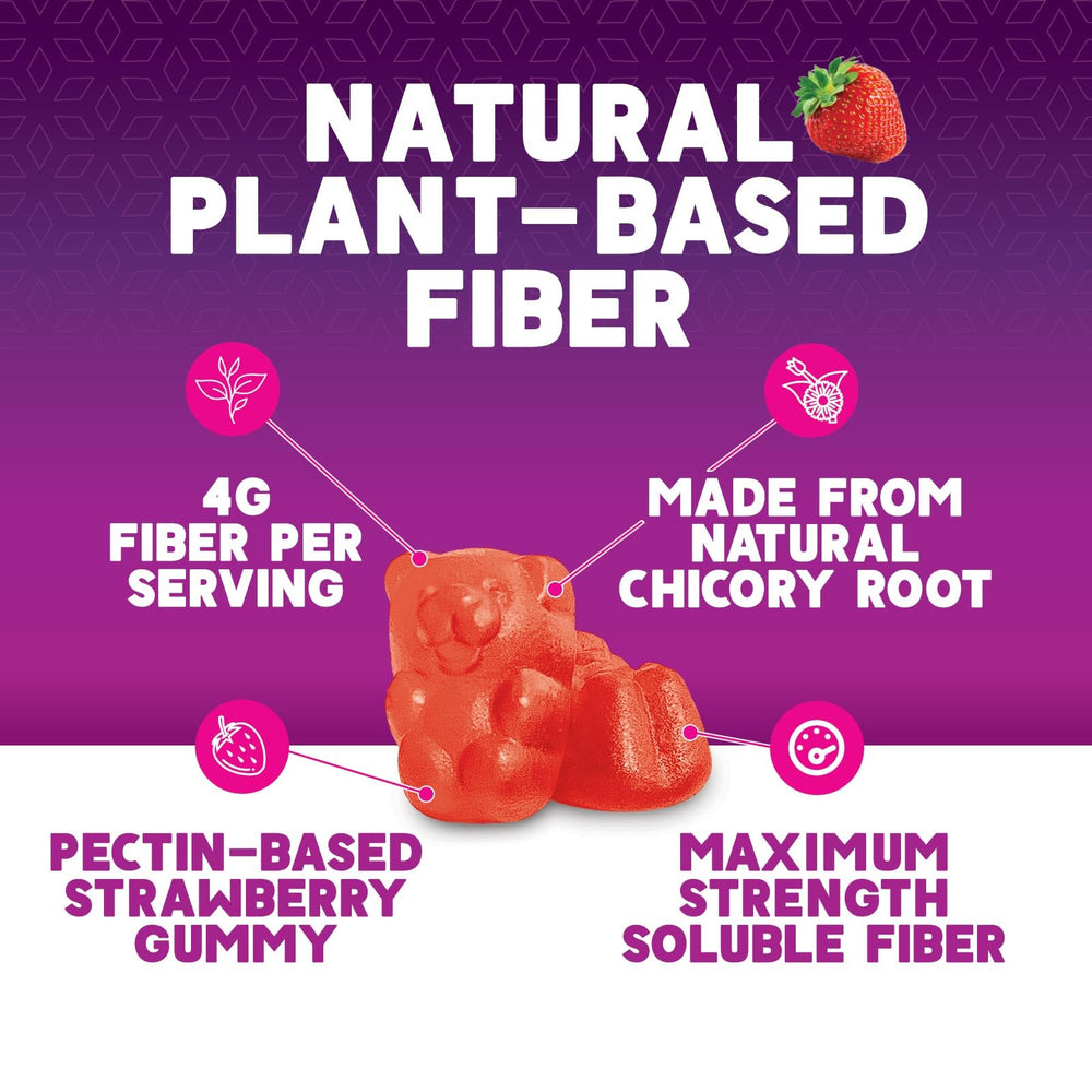 Gluten-free, non-GMO fiber gummy packaging