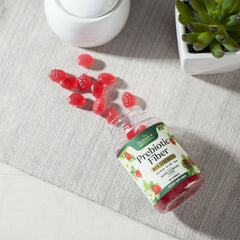 Orange-flavored gummies close-up