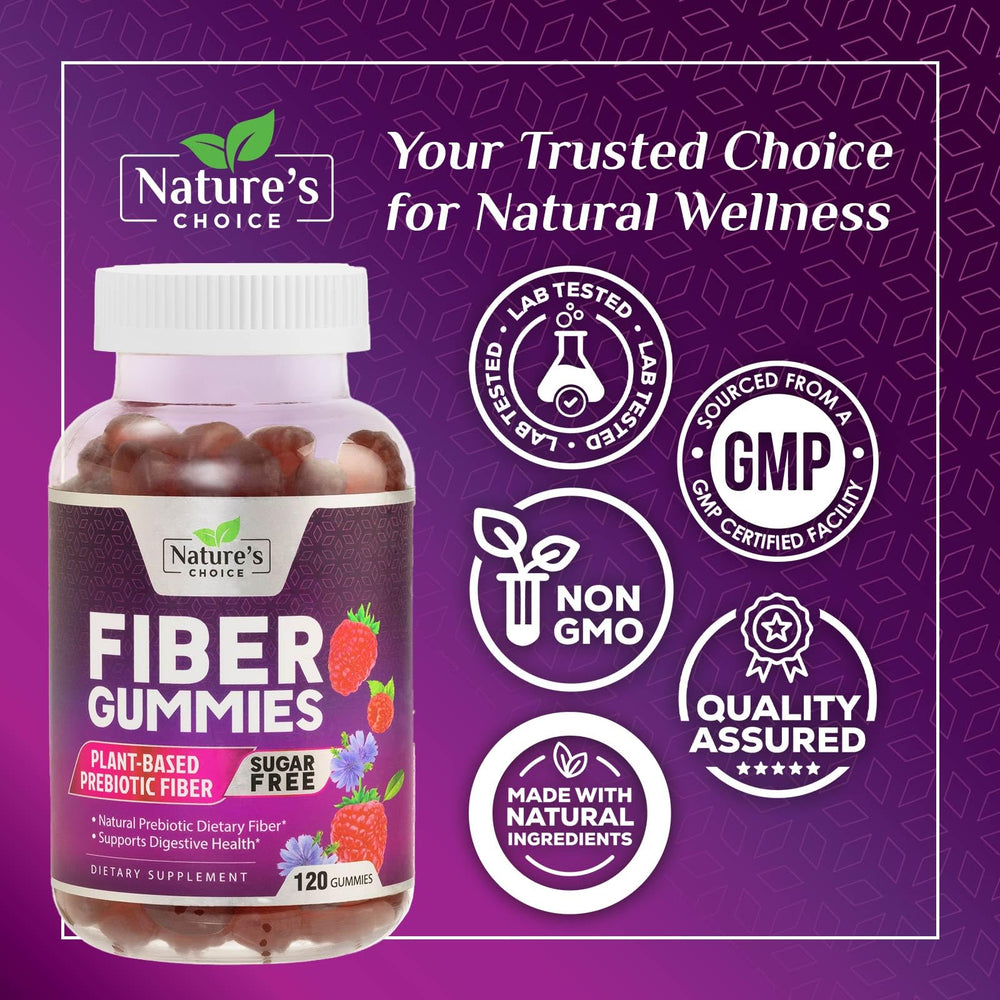 Illustration of digestive health with fiber gummies