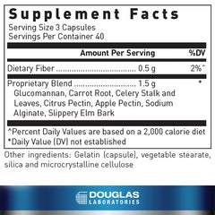 Fiber-Plex bottle label displaying 120 capsules