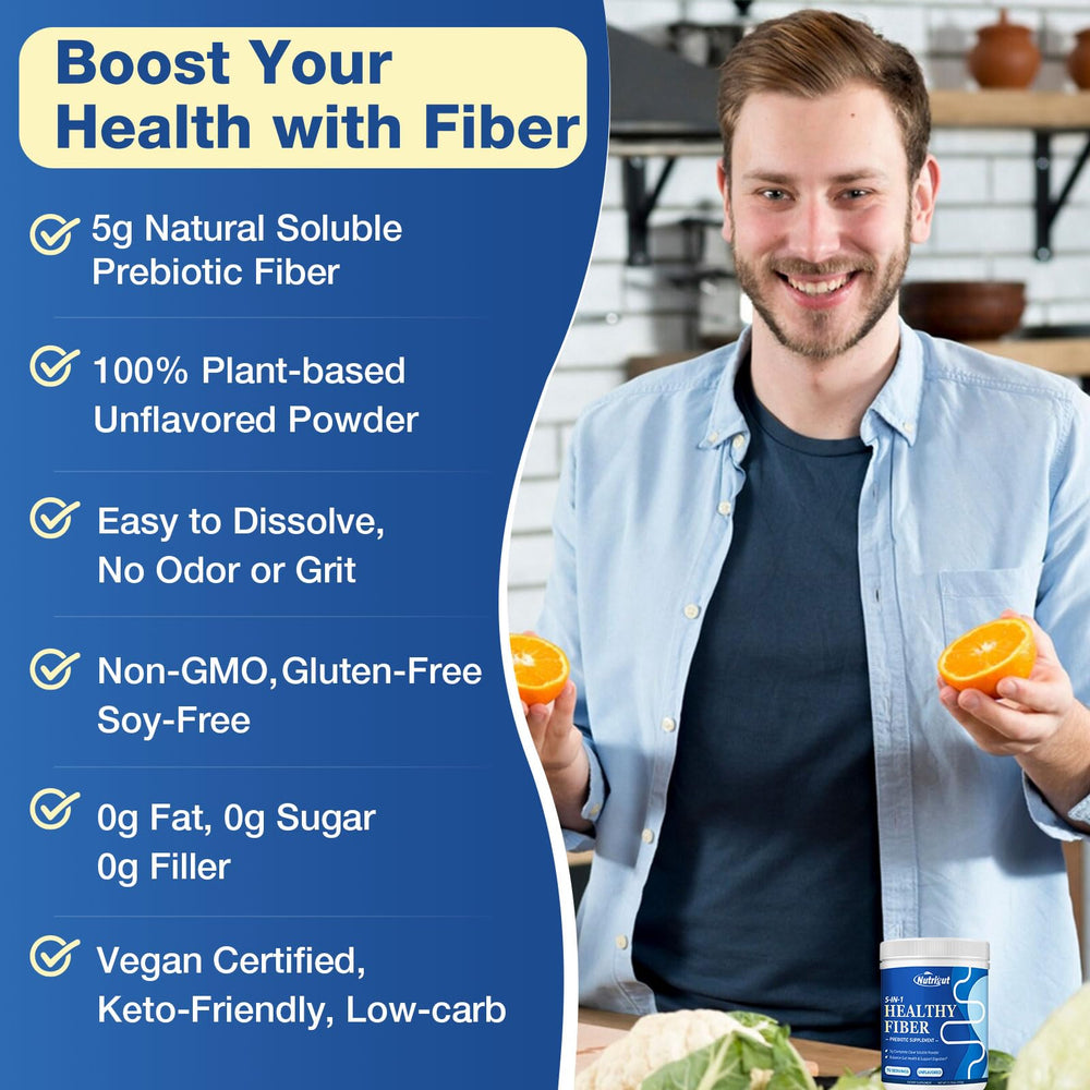 Vegan-friendly fiber formula
