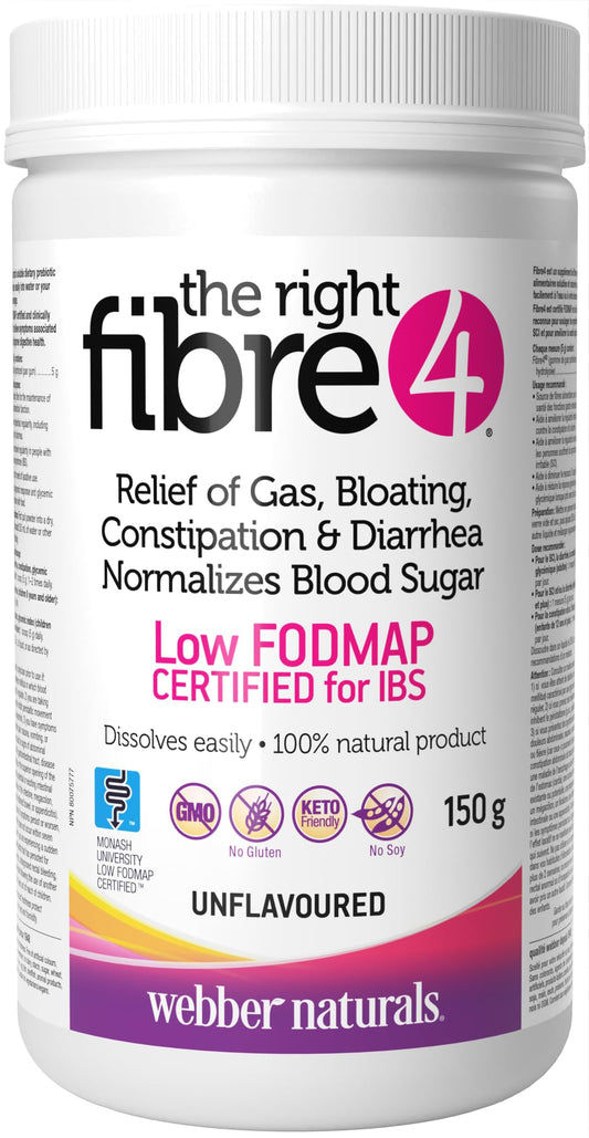 Fibre4 IBS Unflavoured soluble dietary fibre powder in scoop
