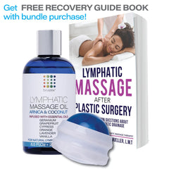 Fibrosis treatment lymphatic massage oil with essential oils