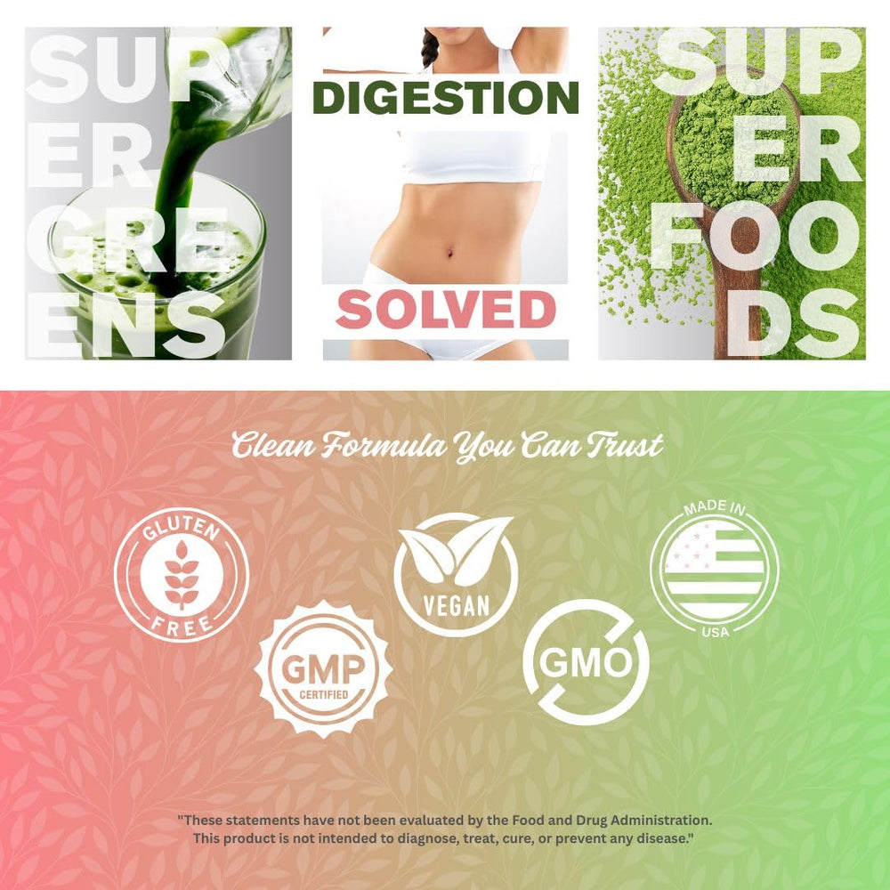 Ingredients label for Field of Greens