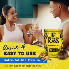 Close-up of ultra-fine Fiji Vanua Kava powder texture