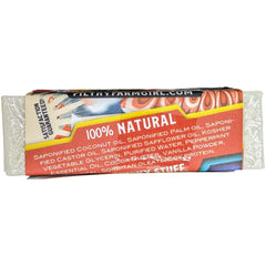 Filthy Farmgirl Super Cock Soap Enhanced handlather shot shows luxurious foam and refreshing peppermint.