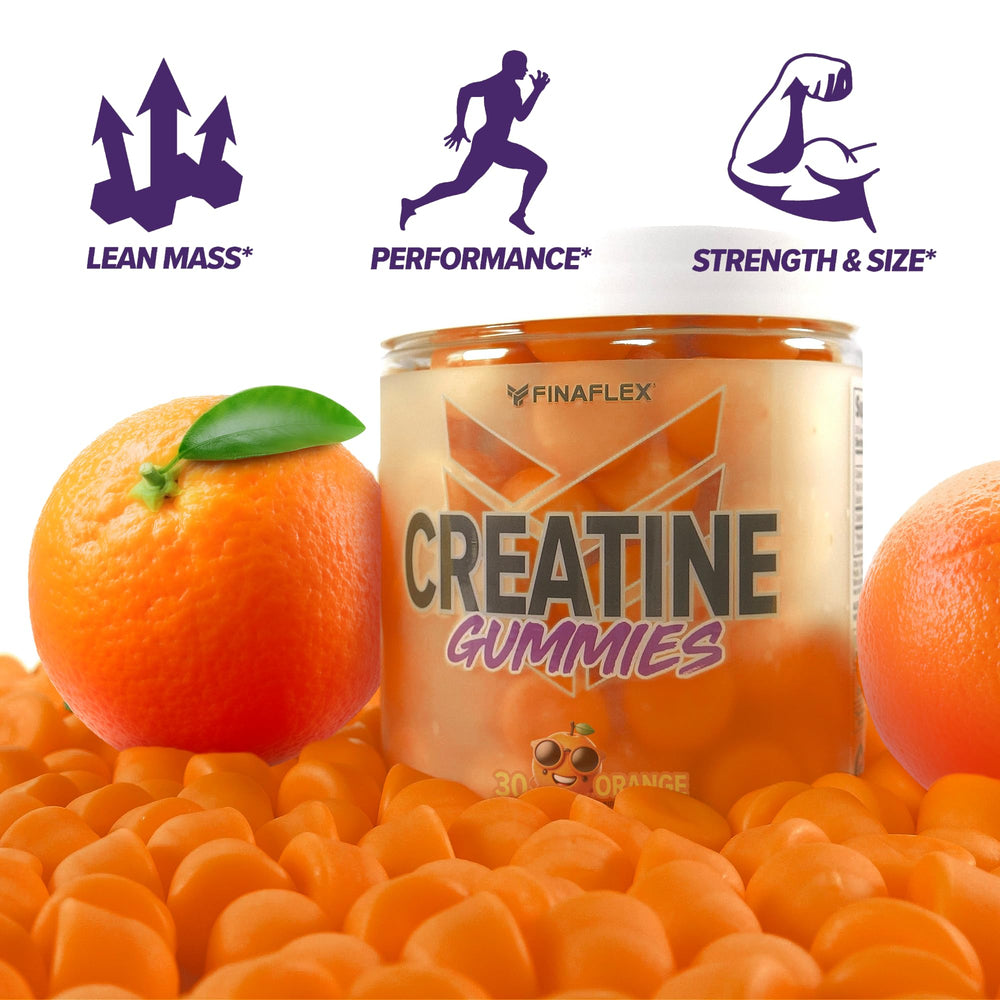 Gummies serving with 5g Creatine Monohydrate per serving