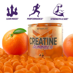Gummies serving with 5g Creatine Monohydrate per serving