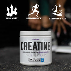 Micronized creatine monohydrate powder texture
