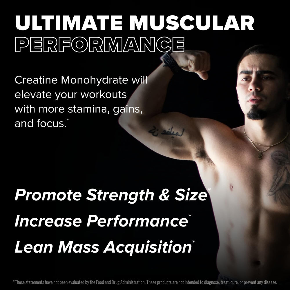 NSF Certified mark on FINAFLEX Creatine bottle