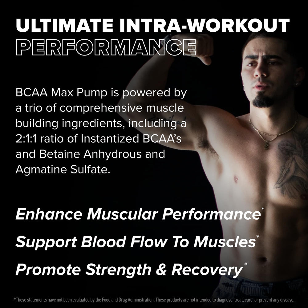 Intra-workout pump action image for FINAFLEX BCAA MAX Pump