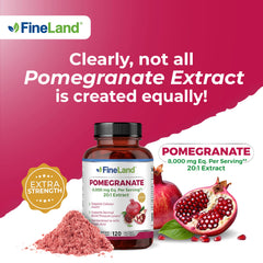 4-month supply of FineLand Pomegranate Extract capsules