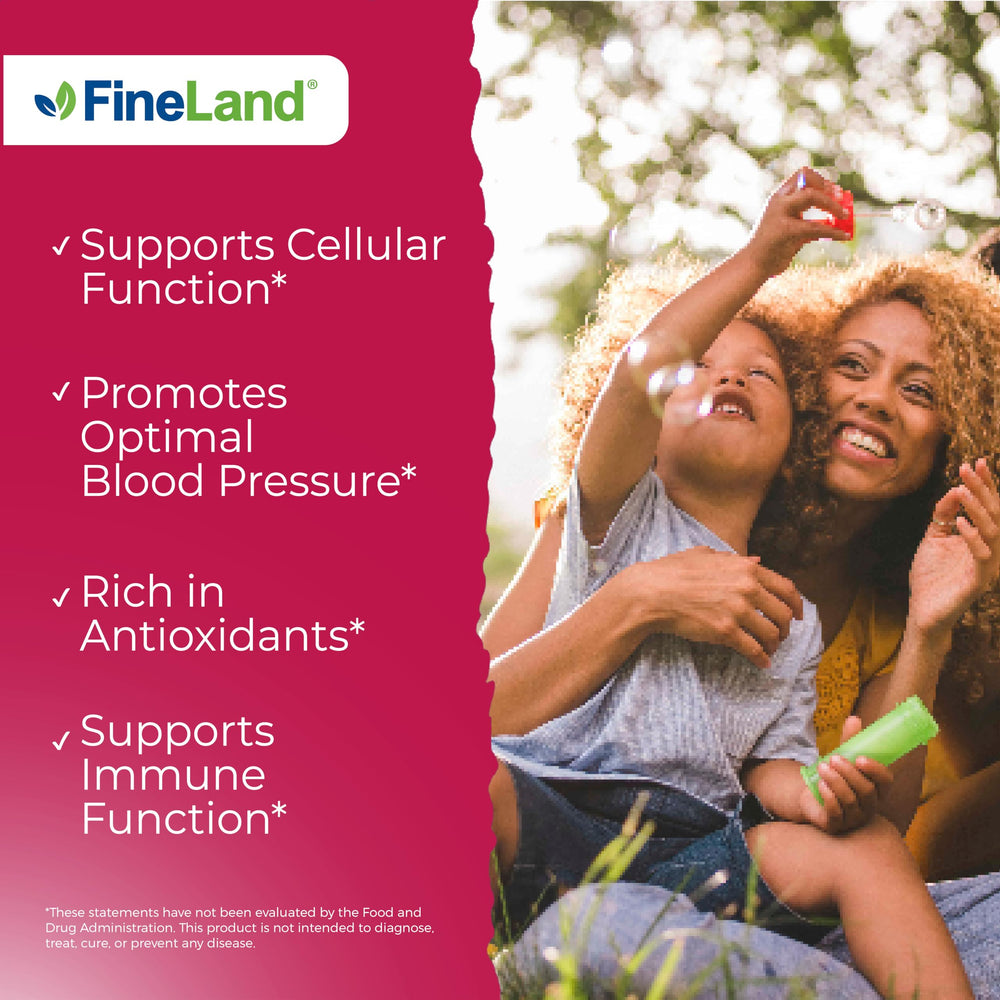 Label highlighting 40% Ellagic Acid standardization