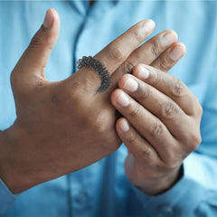 Finger massage set packaging for 12-piece kit