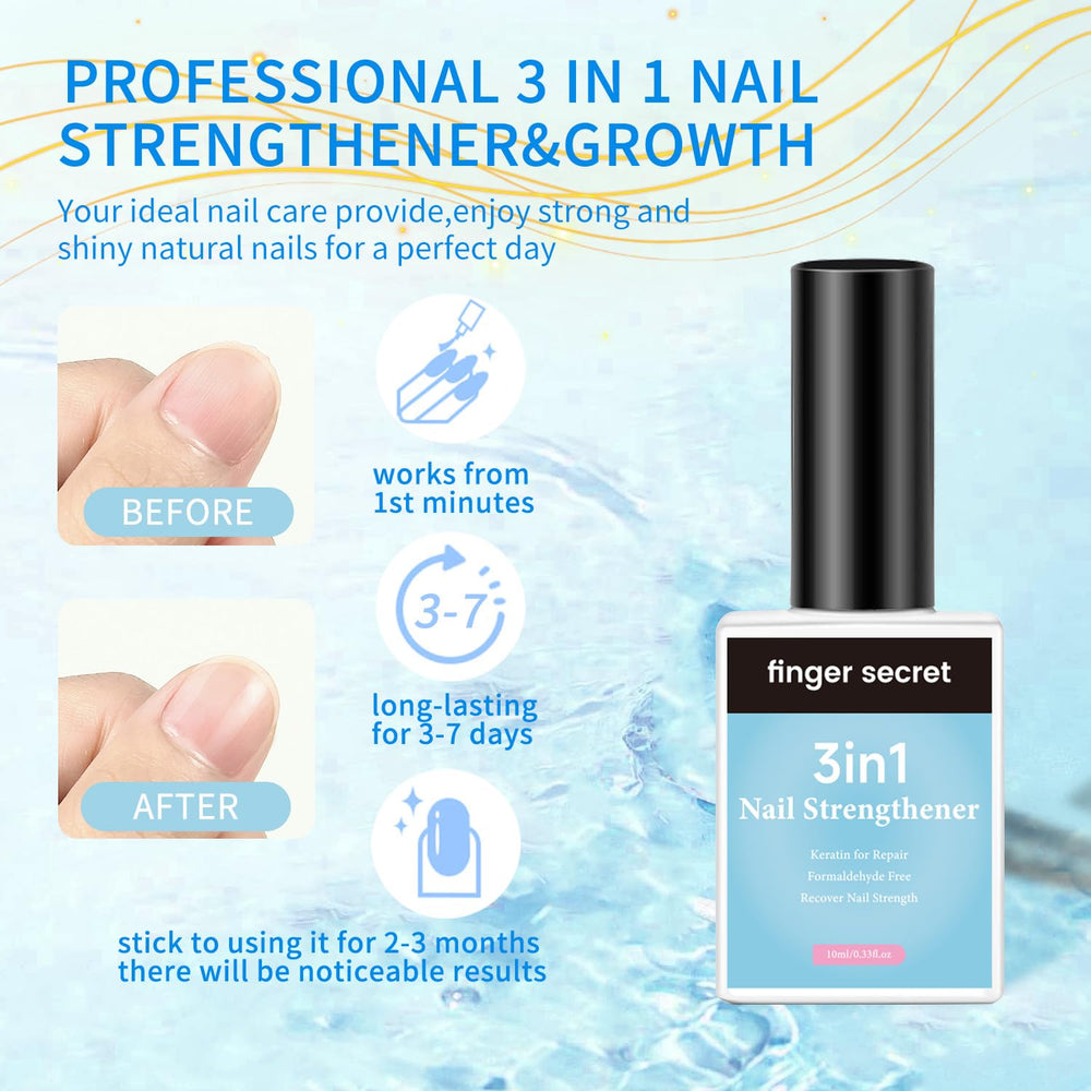 Finger Secret all-in-one nail care kit for convenient at-home manicures.