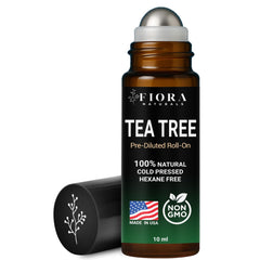 Fiora Naturals Tea Tree Oil Roll-On bottle with 10ml size