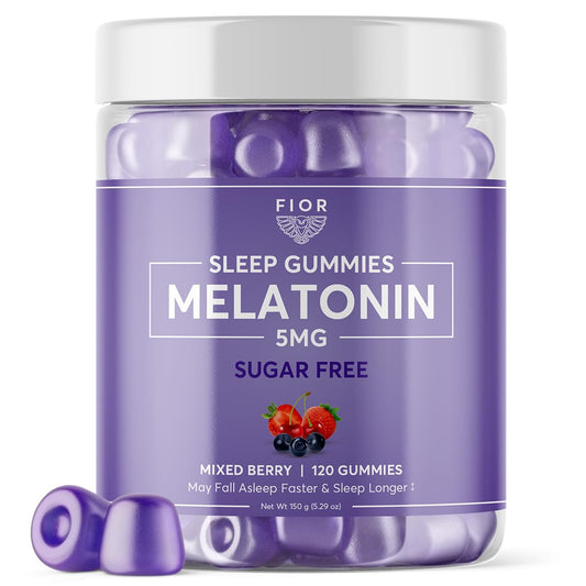 FIOR Sugar Free Sleep Gummies bottle front
