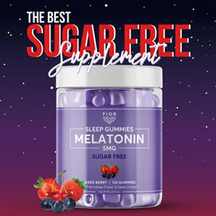 Melatonin and L-Theanine gummies on white