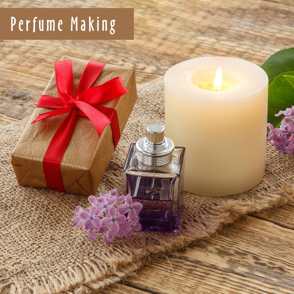 UV-protected glass bottle of MitFlor fragrance oil