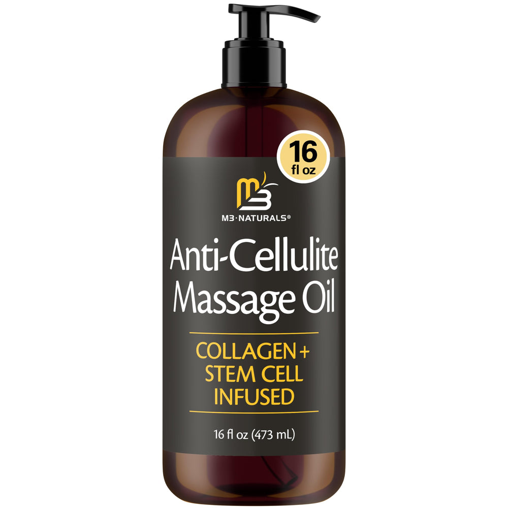 Firming Body Massage Oil bottle 16oz with Collagen and Stem Cells