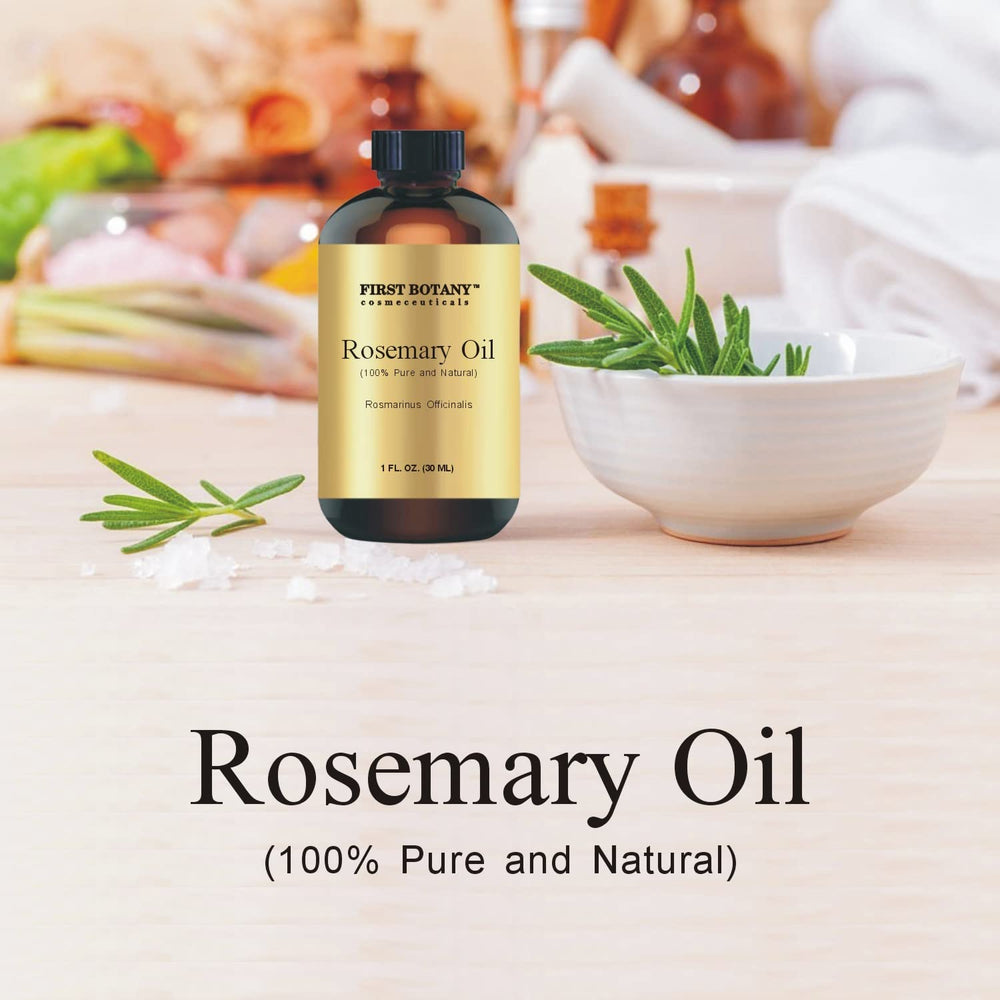 Rosemary essential oil for cosmetic care and massage use