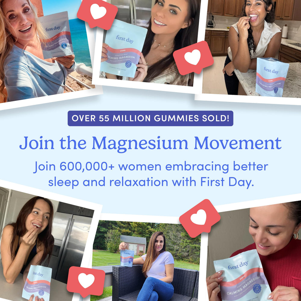 Ingredients overview of First Day Nighttime Reset Magnesium Gummies