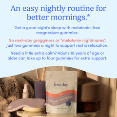 First Day Nighttime Reset box packaging highlights 60-day supply.