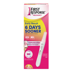 First Response Early Result Pregnancy Test Pack of 2 – front packaging image